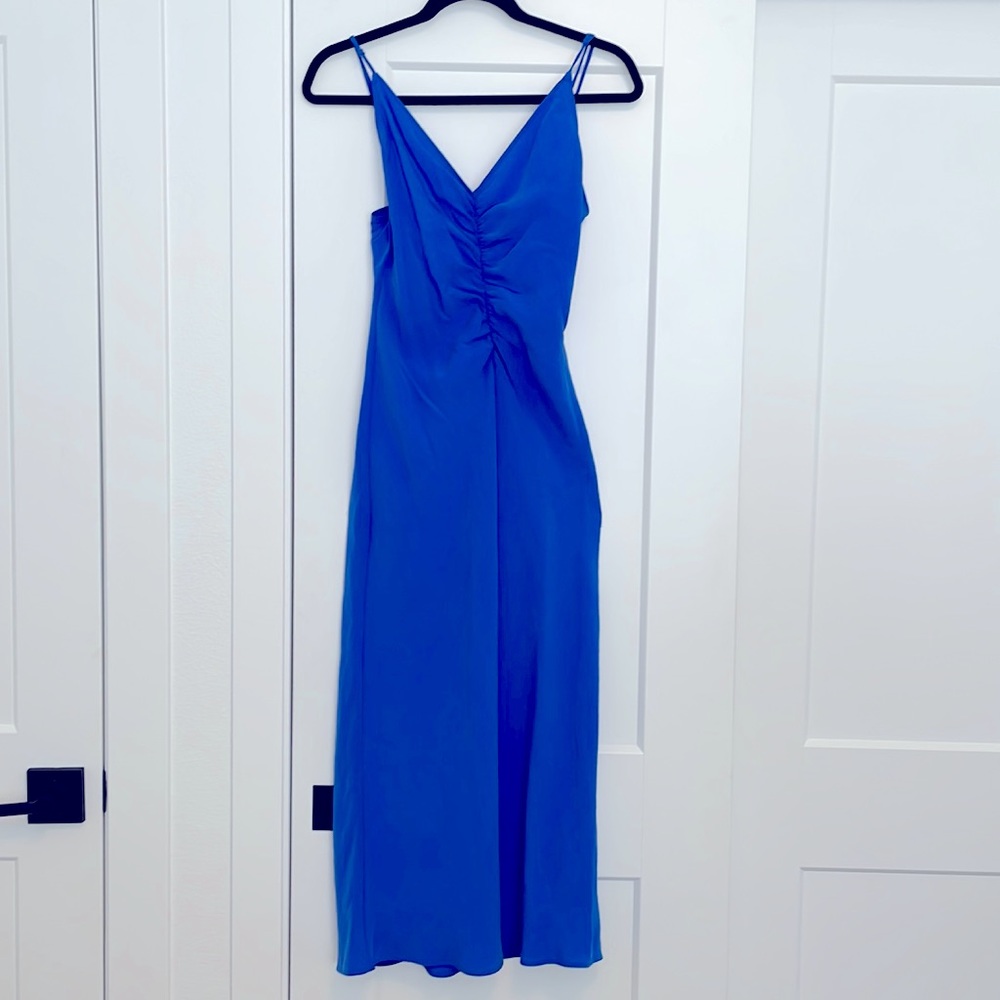 NWT Cobalt blue midi dress in small